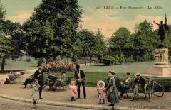 Парк Монсури, Дети в парке