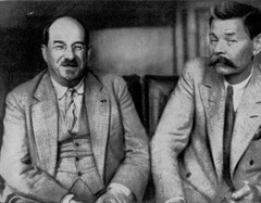 А. В. Луначарский и А. М. Горький, 1929 г.