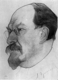 А. В. Луначарский, 1921 г. Рисунок художника Н. Андреева